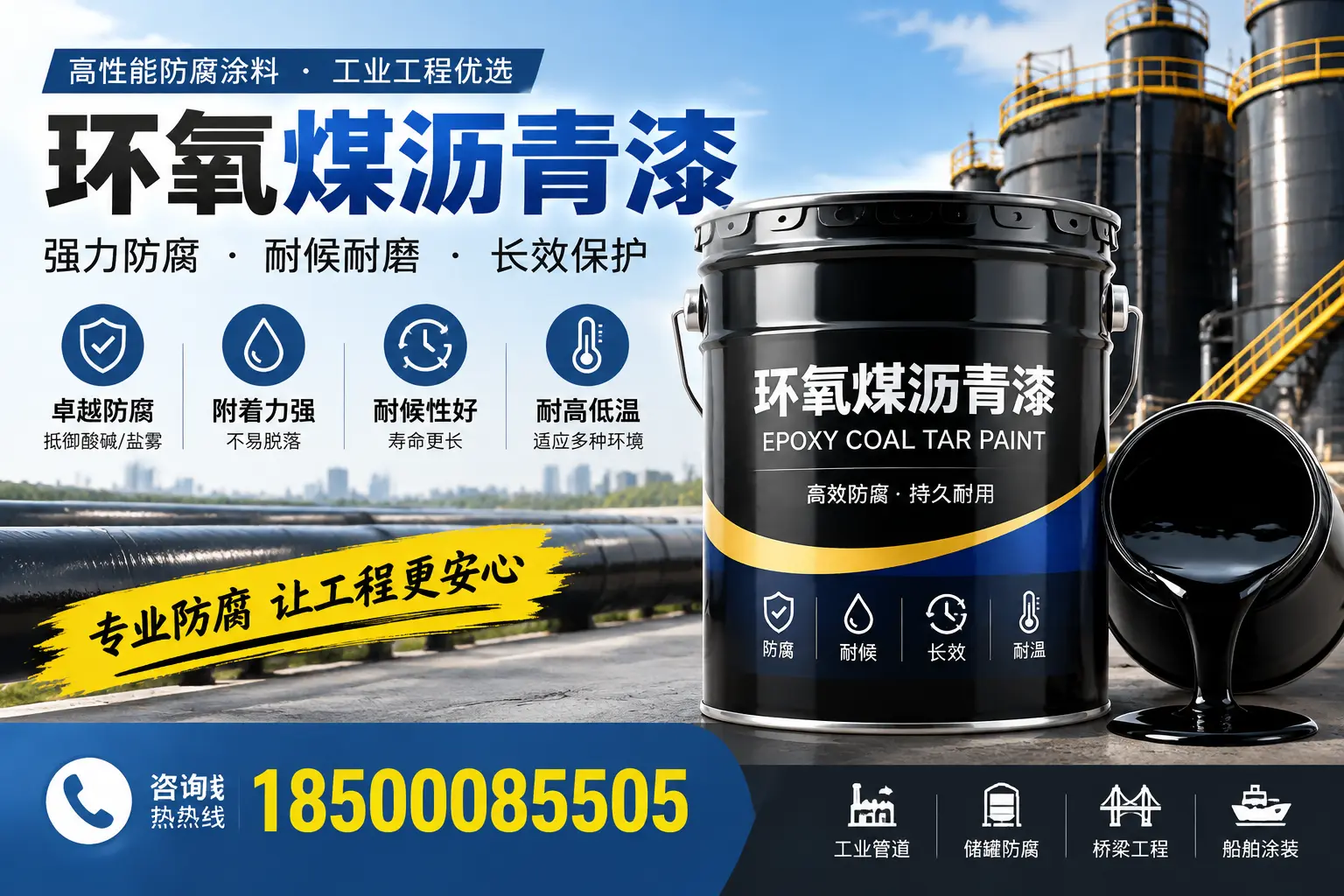 环氧煤沥青漆的施工方法与注意事项，确保在济南顺利完成